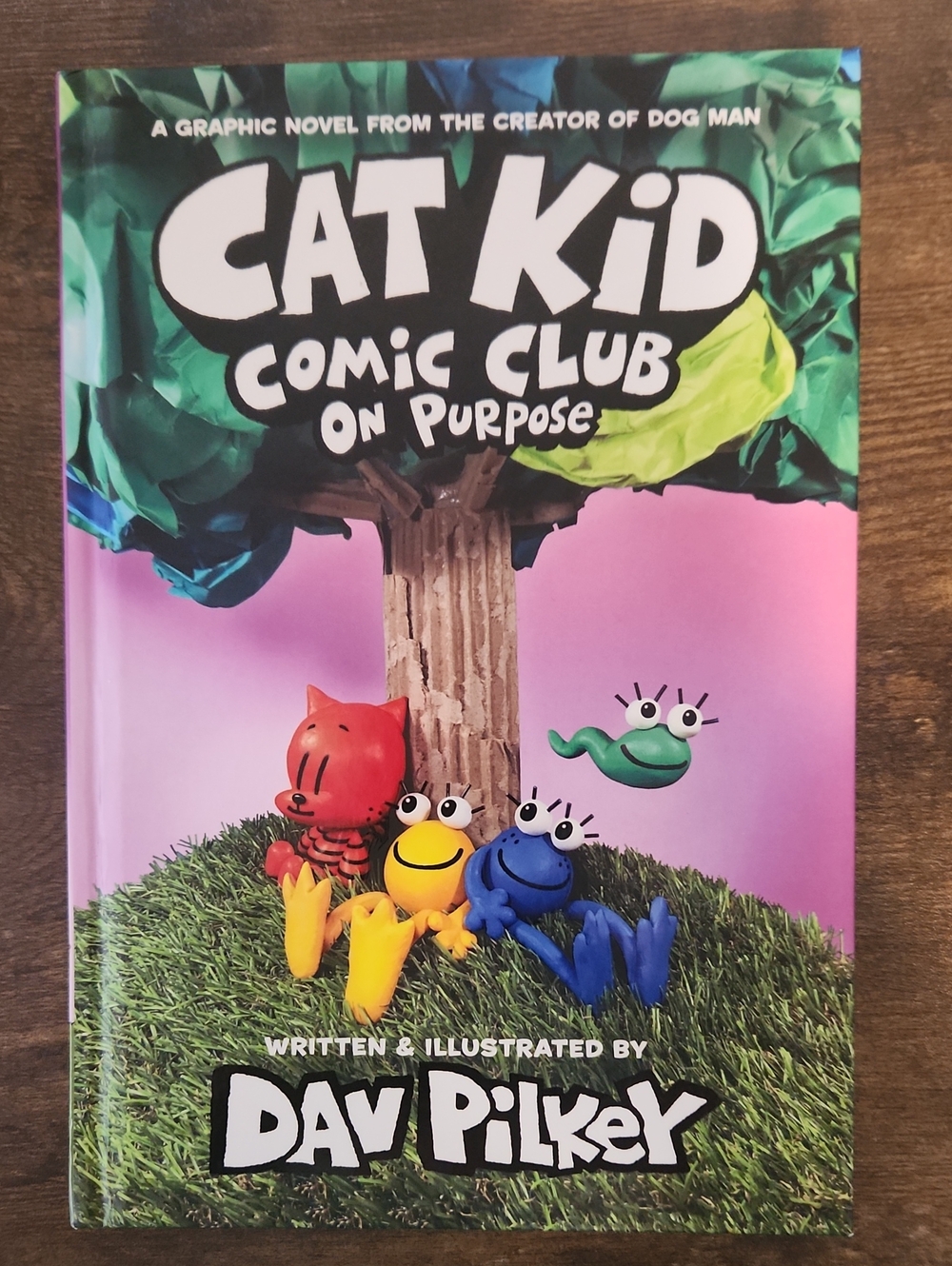 Scholastic Cat Kid Comic Club On Purpose-Hard Cover